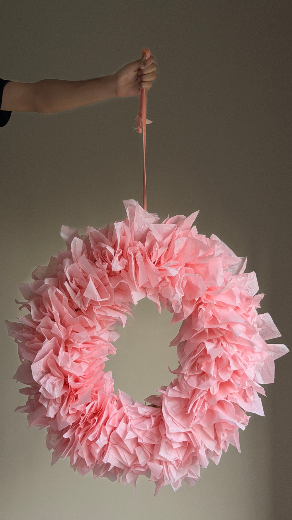 Pink Cotton Candy Wreath