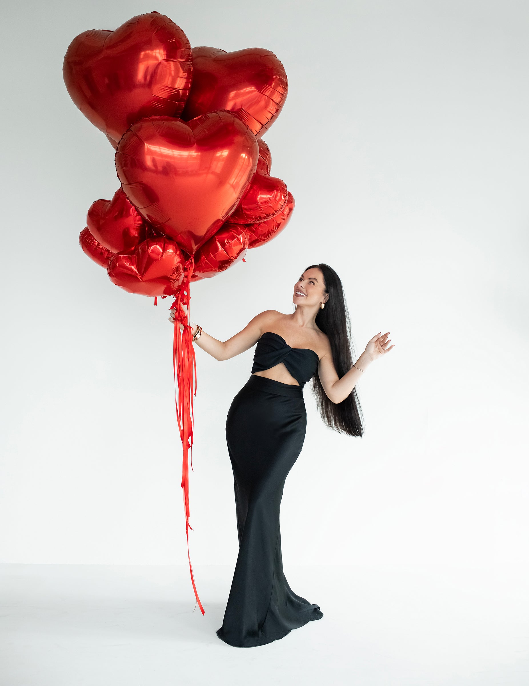 10 Heart Balloon Set