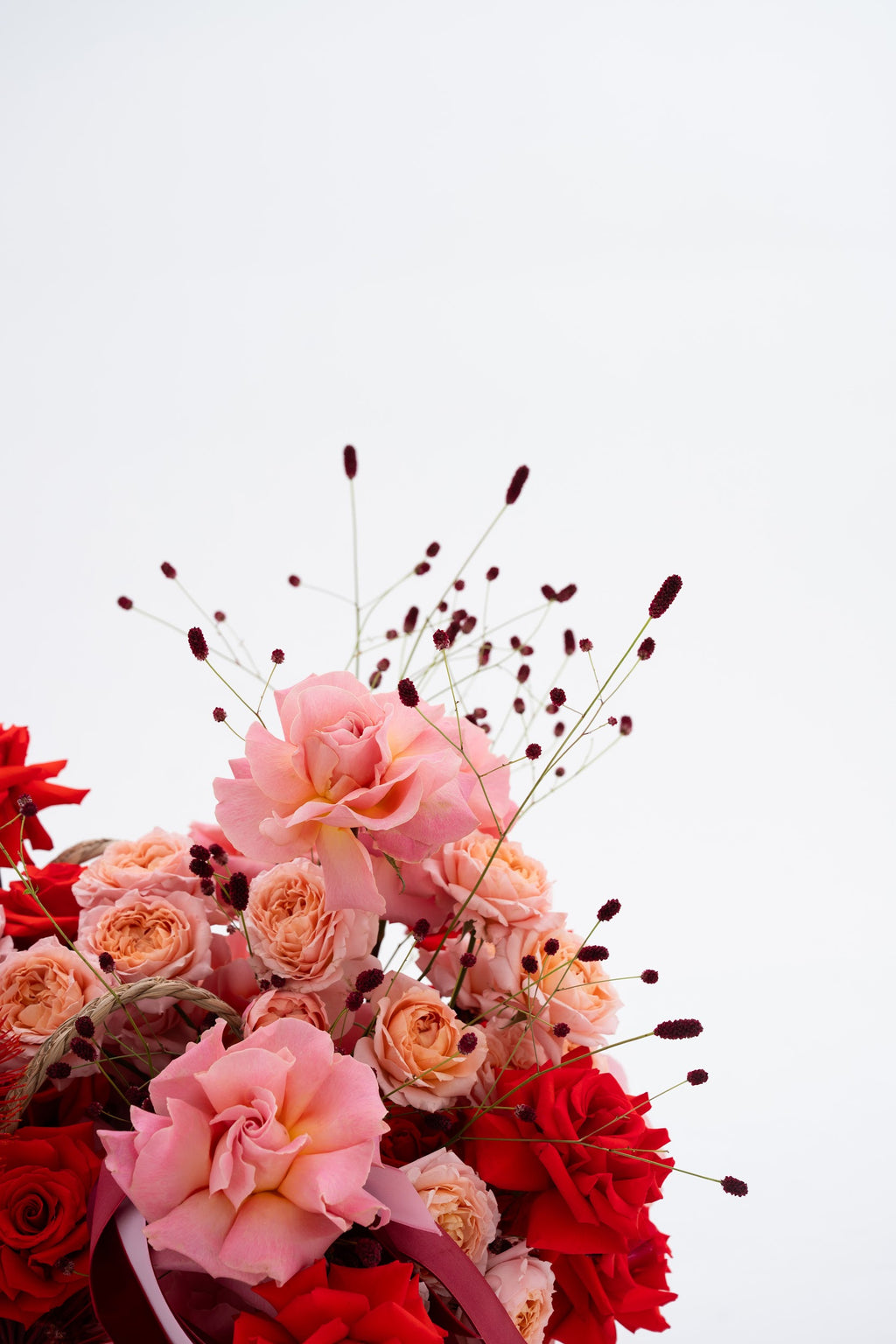 Bright Red-Pink Basket