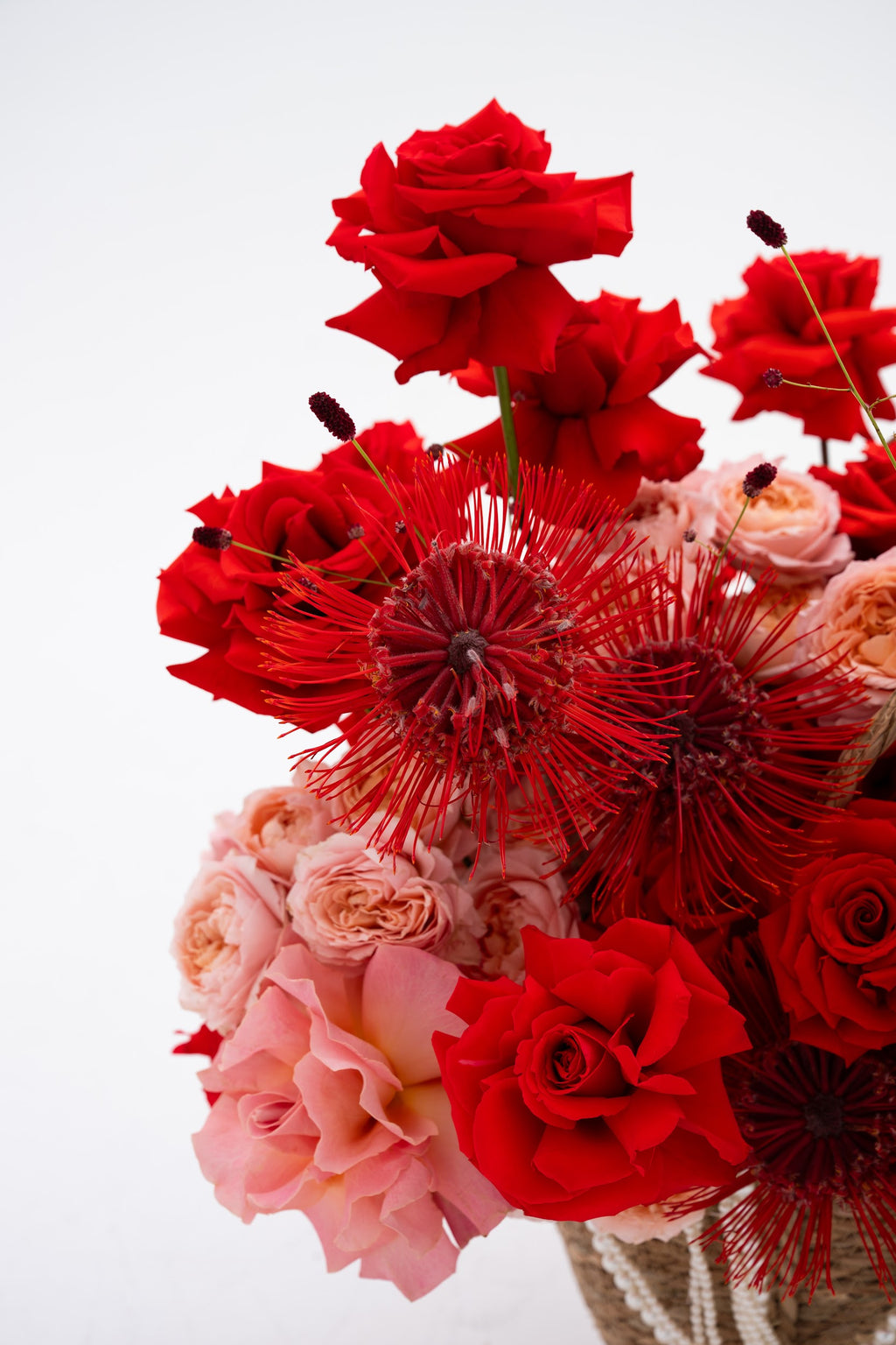 Bright Red-Pink Basket