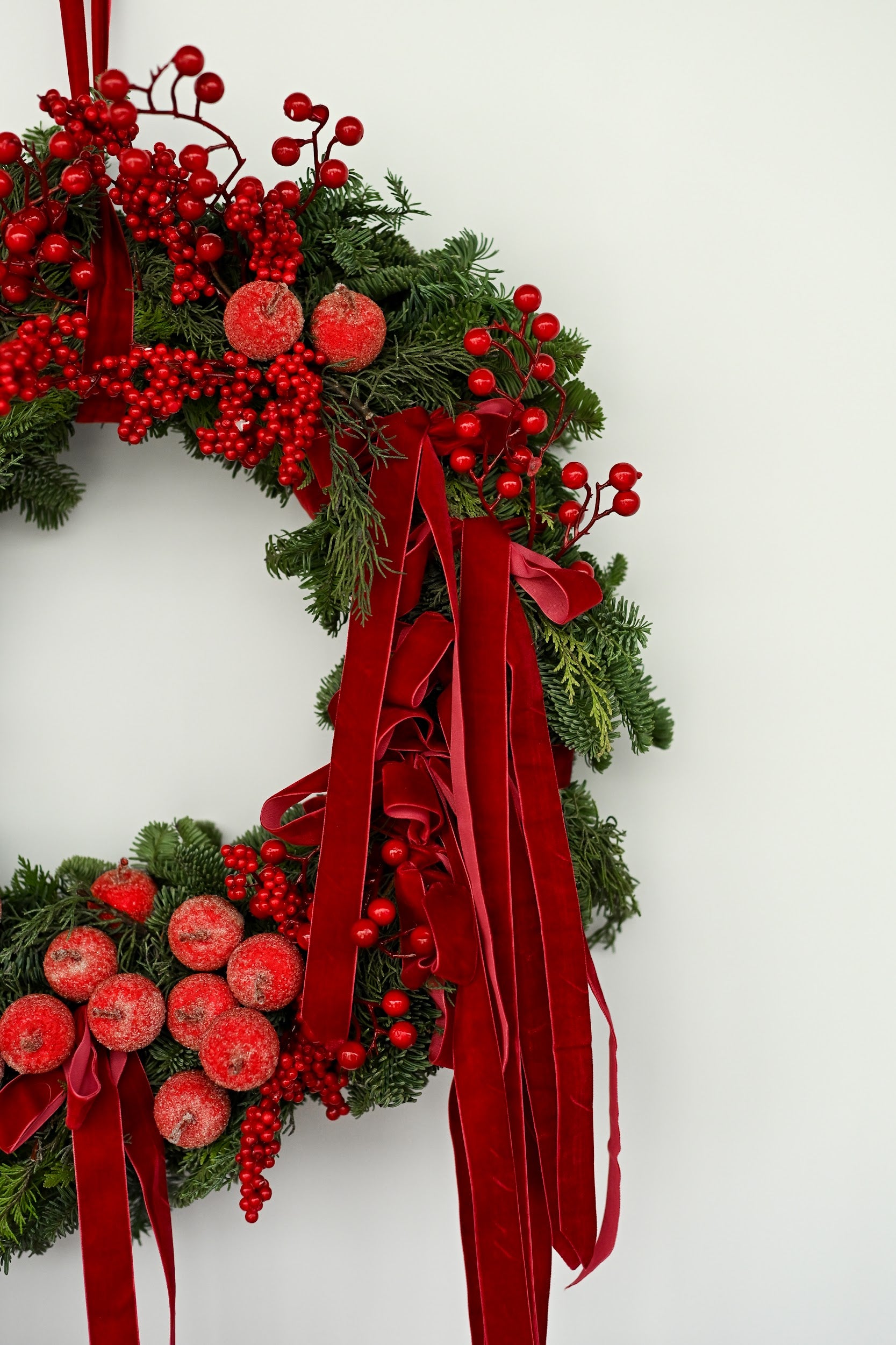Red Winter Wreath