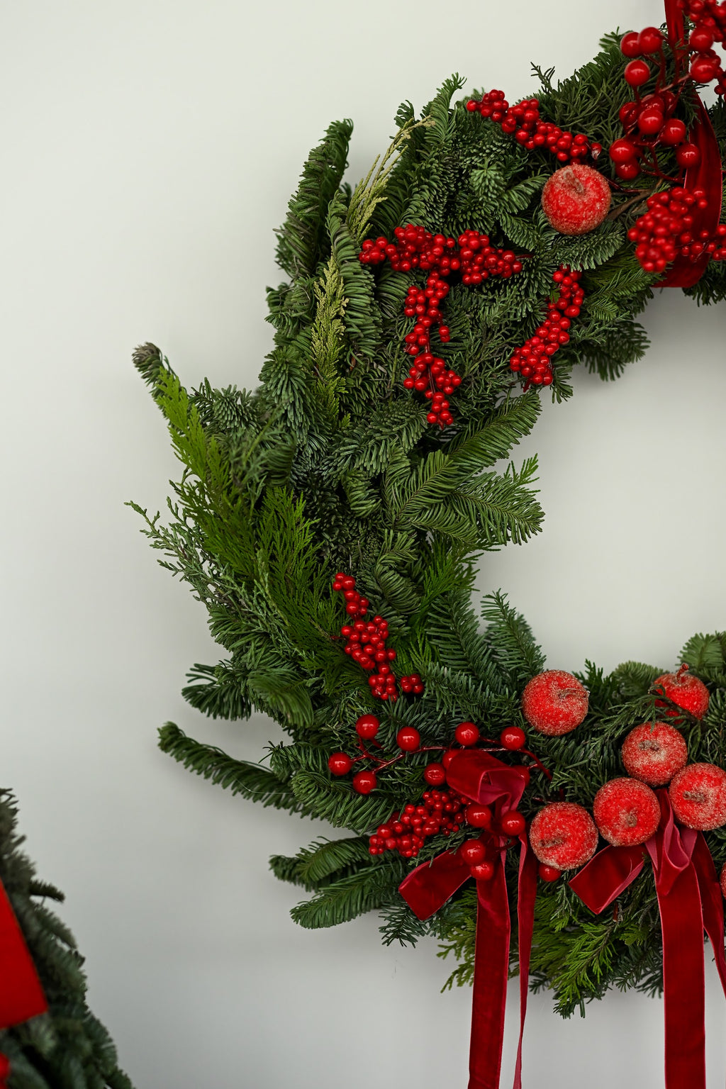 Red Winter Wreath